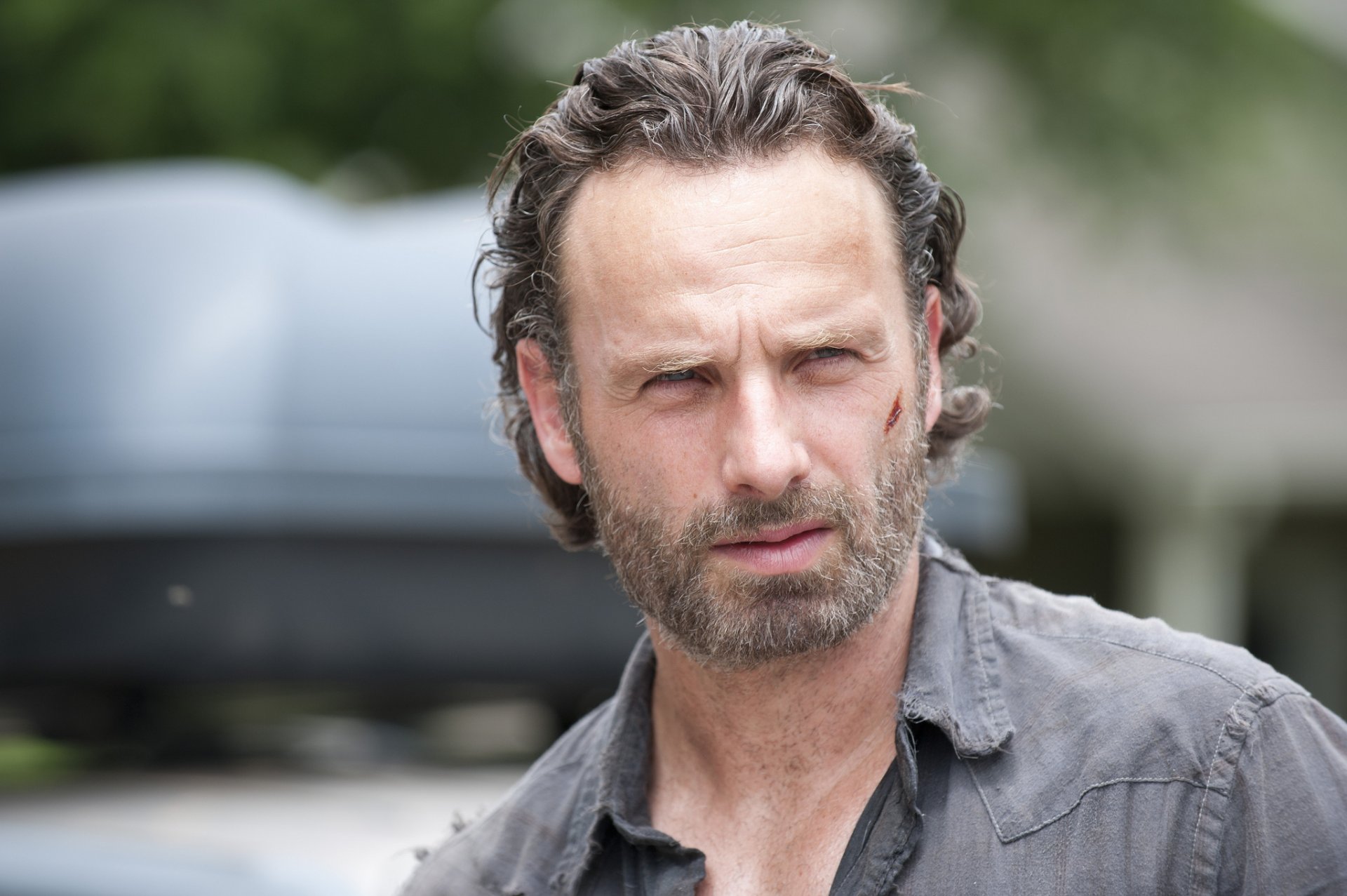 andrew lincoln gesicht blick wandelnde tote wandelnde tote