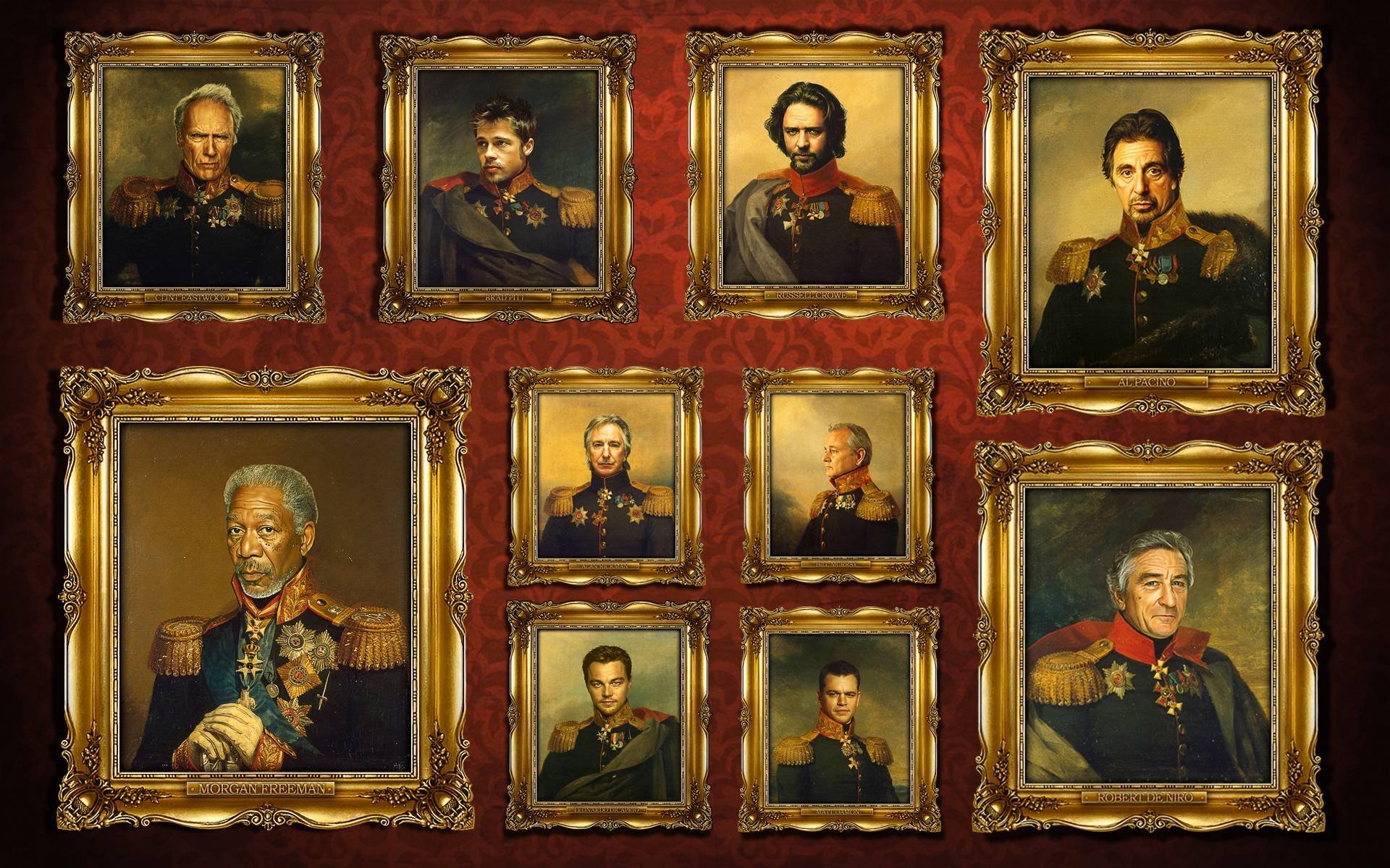 generäle prominente rama russische generäle einheitlich 1812 uniform des russischen generals seit 1812 clint eastwood brad pitt russell crowe al pacino morgan freeman alan rickman bill murray leonardo dicaprio