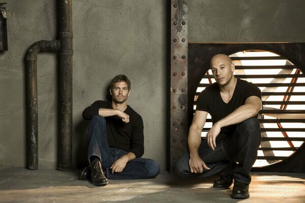 Vin Diesel und Paul Walker gemeinsames Foto