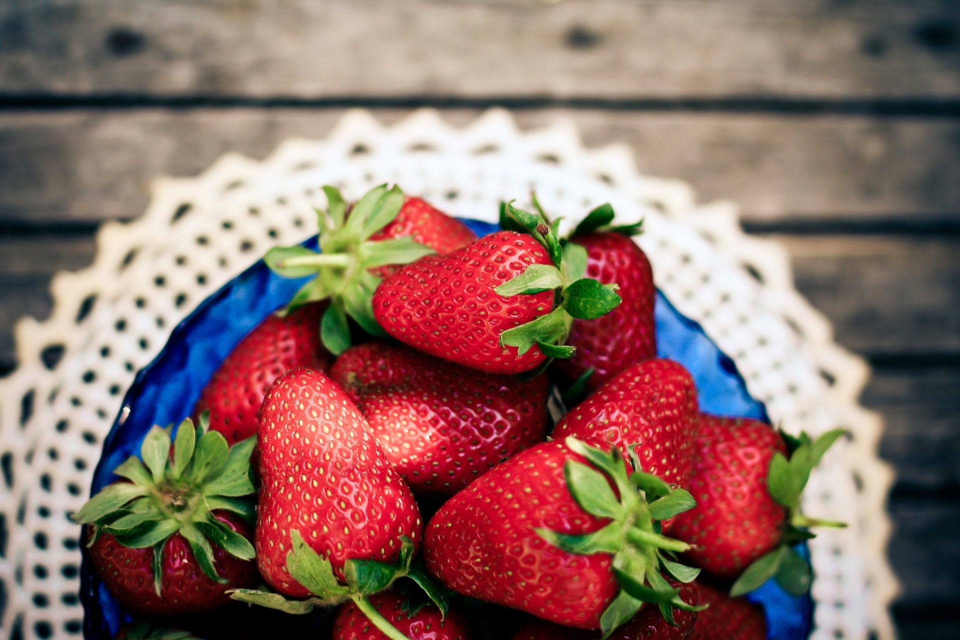 beeren erdbeeren serviette