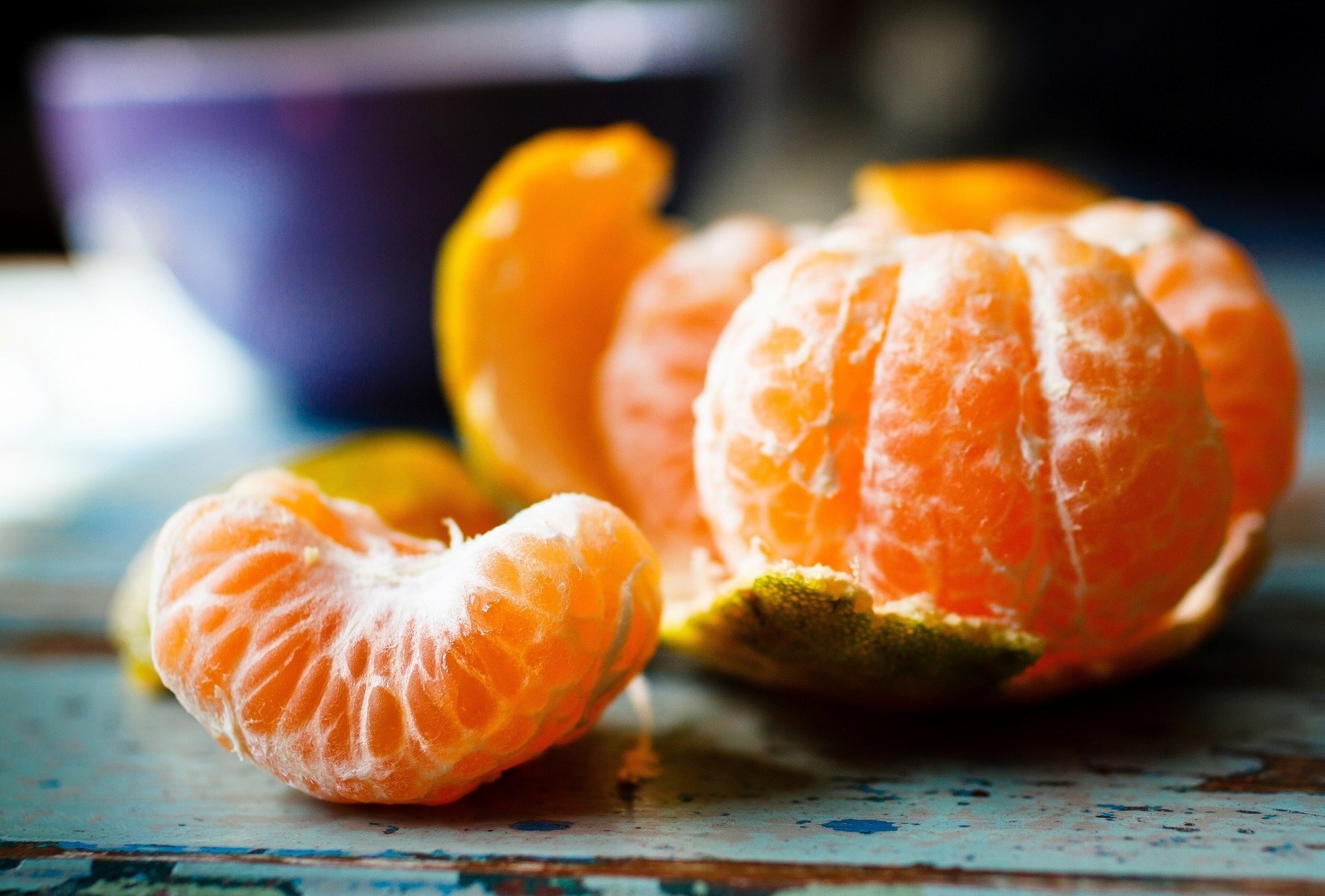 mandarine zitrusfrucht schale obst scheibe