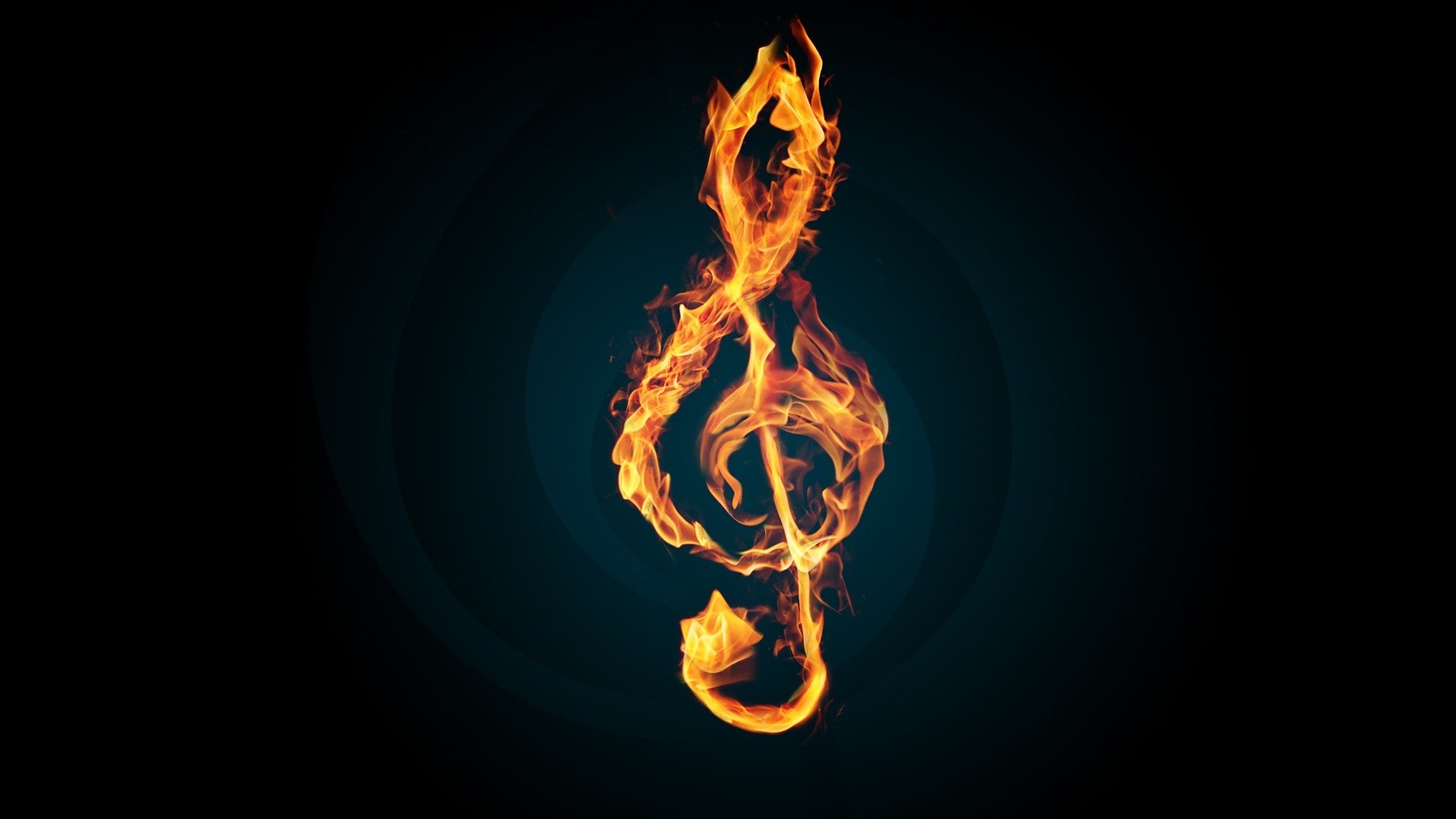 geige schlüssel feuer flamme melodie musik