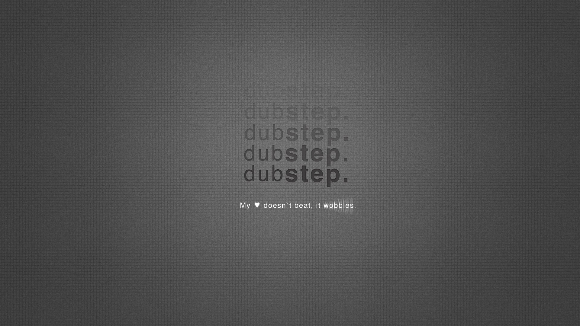 dubstep musik schriftzug minimalismus