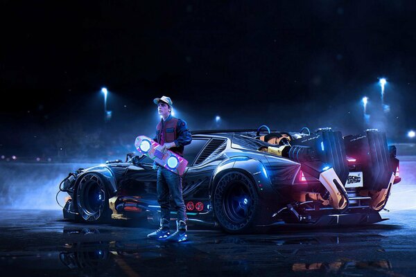 Marty McFly zurück in die Zukunft