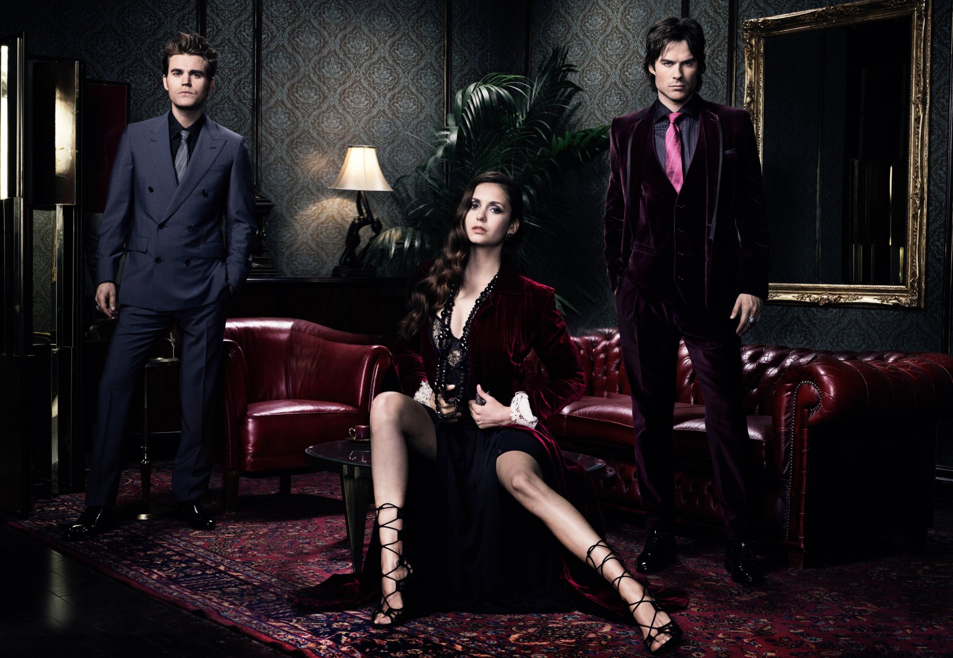 vampirtagebücher nina dobrev elena gilbert paul wesley stefan salvatore ian somerhalder ian somerhalder damon salvatore