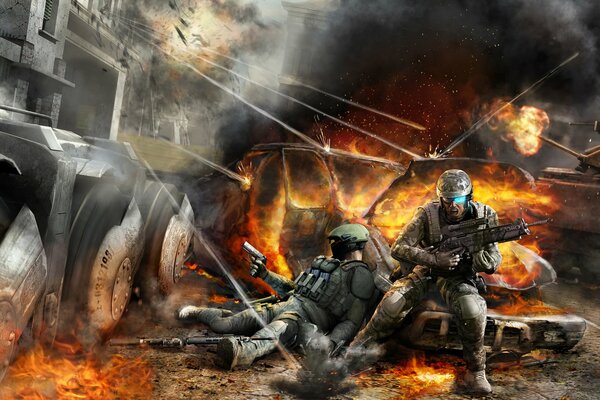 Soldaten von Ghost Recon Advanced Warfighter