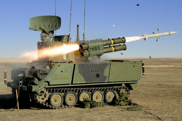 Panzerabwehrsystem- selbstfahrende Flugabwehrrakete