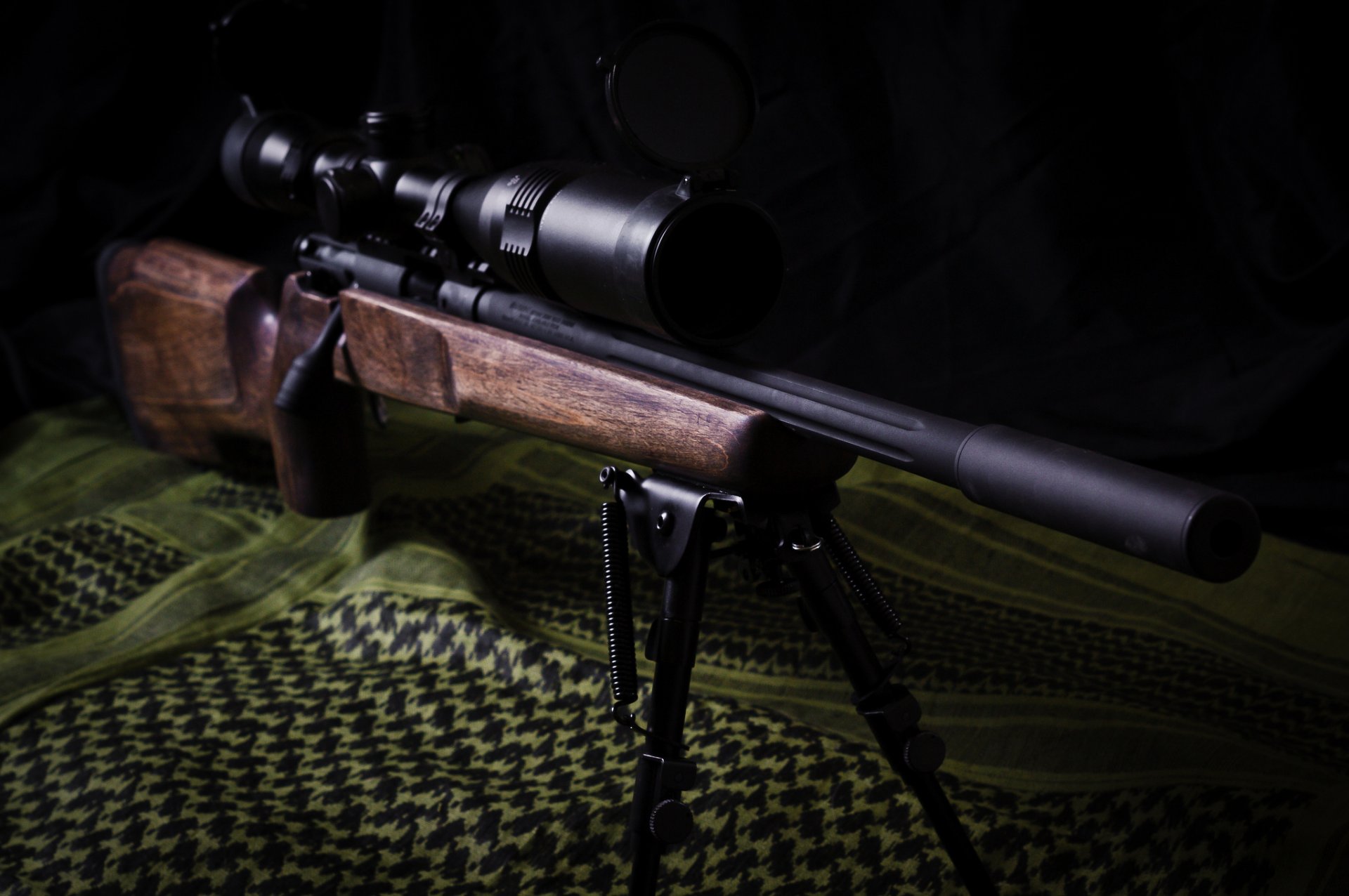 wilder mk ii fv-sr scharfschütze gewehr waffe stoff
