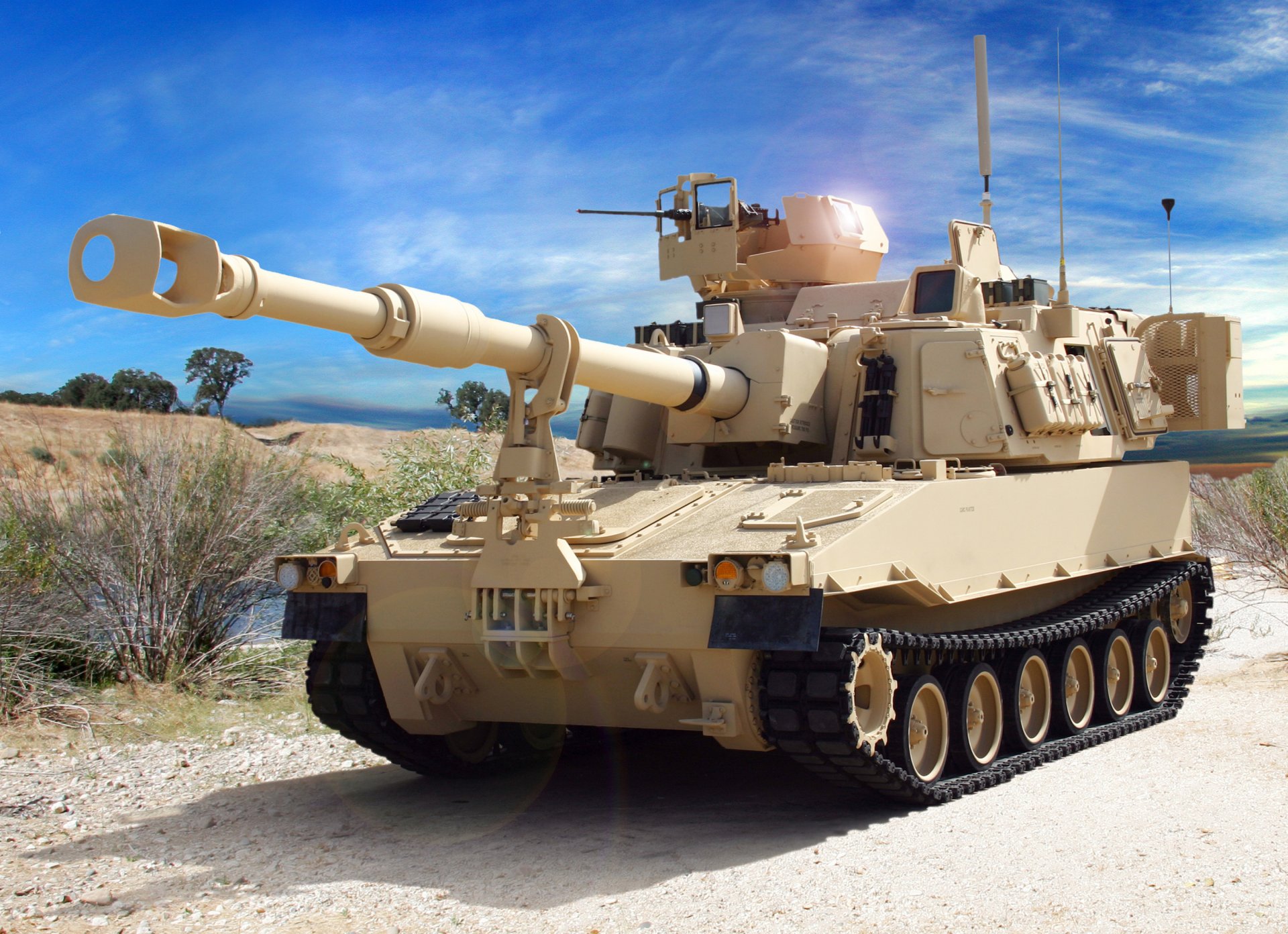 m109a6 paladin amerikanisch selbstfahrend haubitze
