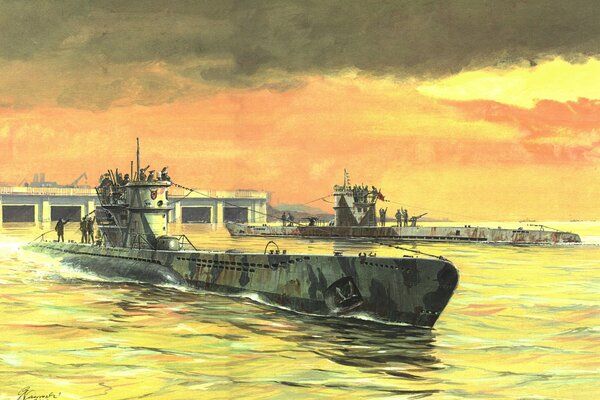 Deutsches U-Boot Art