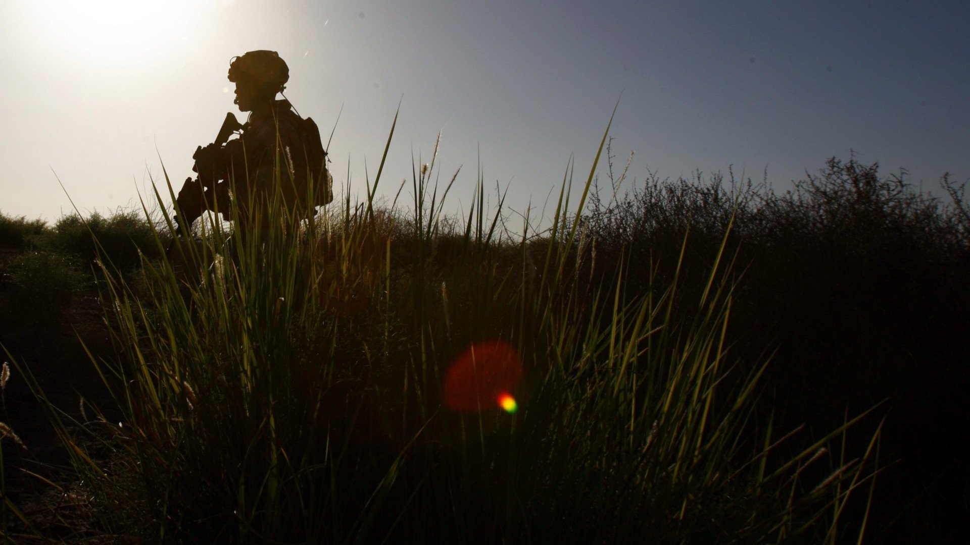 soldat waffe gras