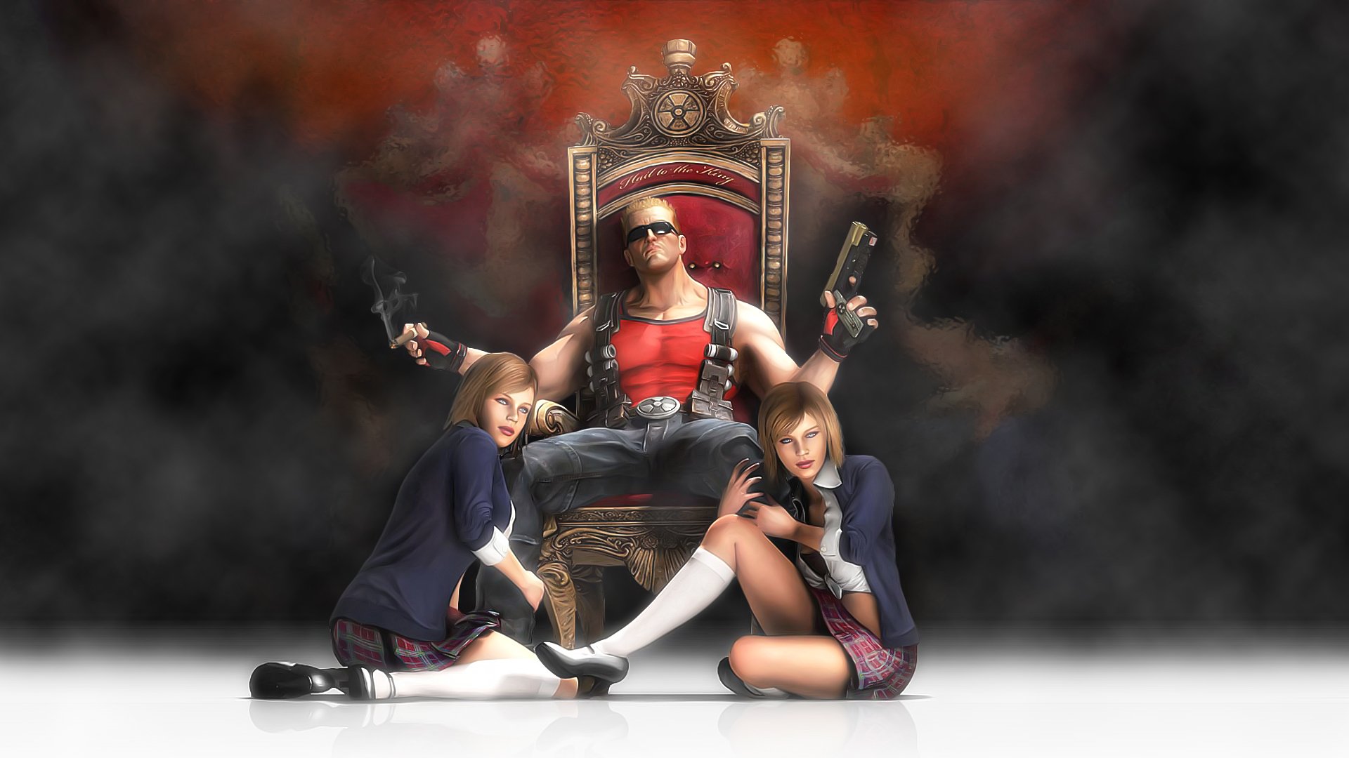 duke nukem für immer mädchen waffen