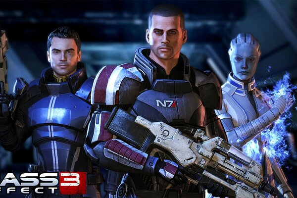 Shepard und Liana in mass effect 3 gefunden