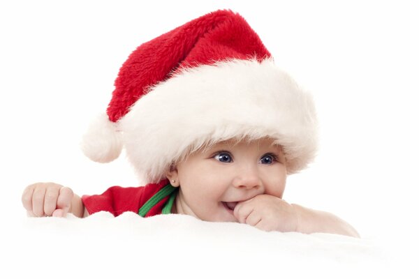So erscheinen zukünftige Weihnachtsmänner zur Welt