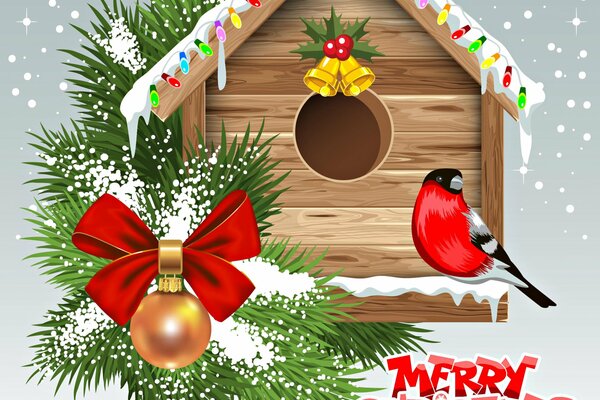 Weihnachtskarte - Frohe Weihnachten