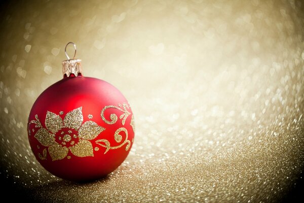 Weihnachten rote Spielzeugdekoration