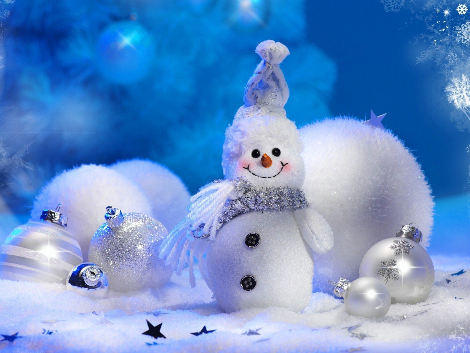 schneemann spielzeug bälle urlaub neujahr winter schneeflocken weihnachtsbaum