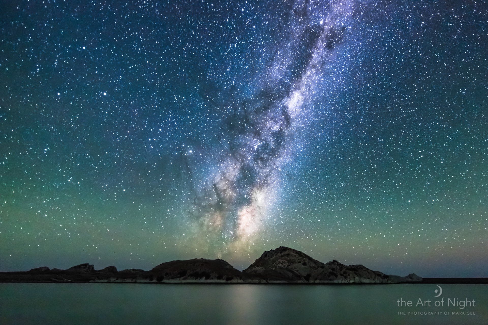mark gee fotograf meer berge himmel sterne milchstraße landschaft