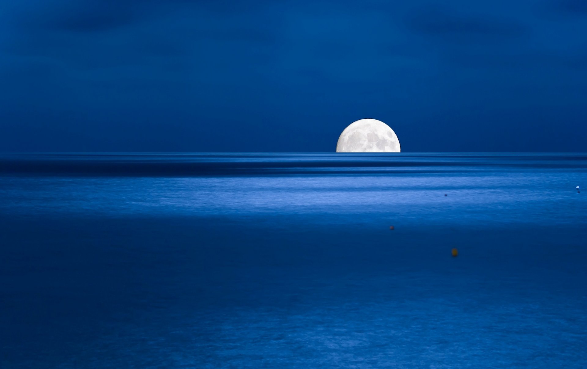 nacht meer mond