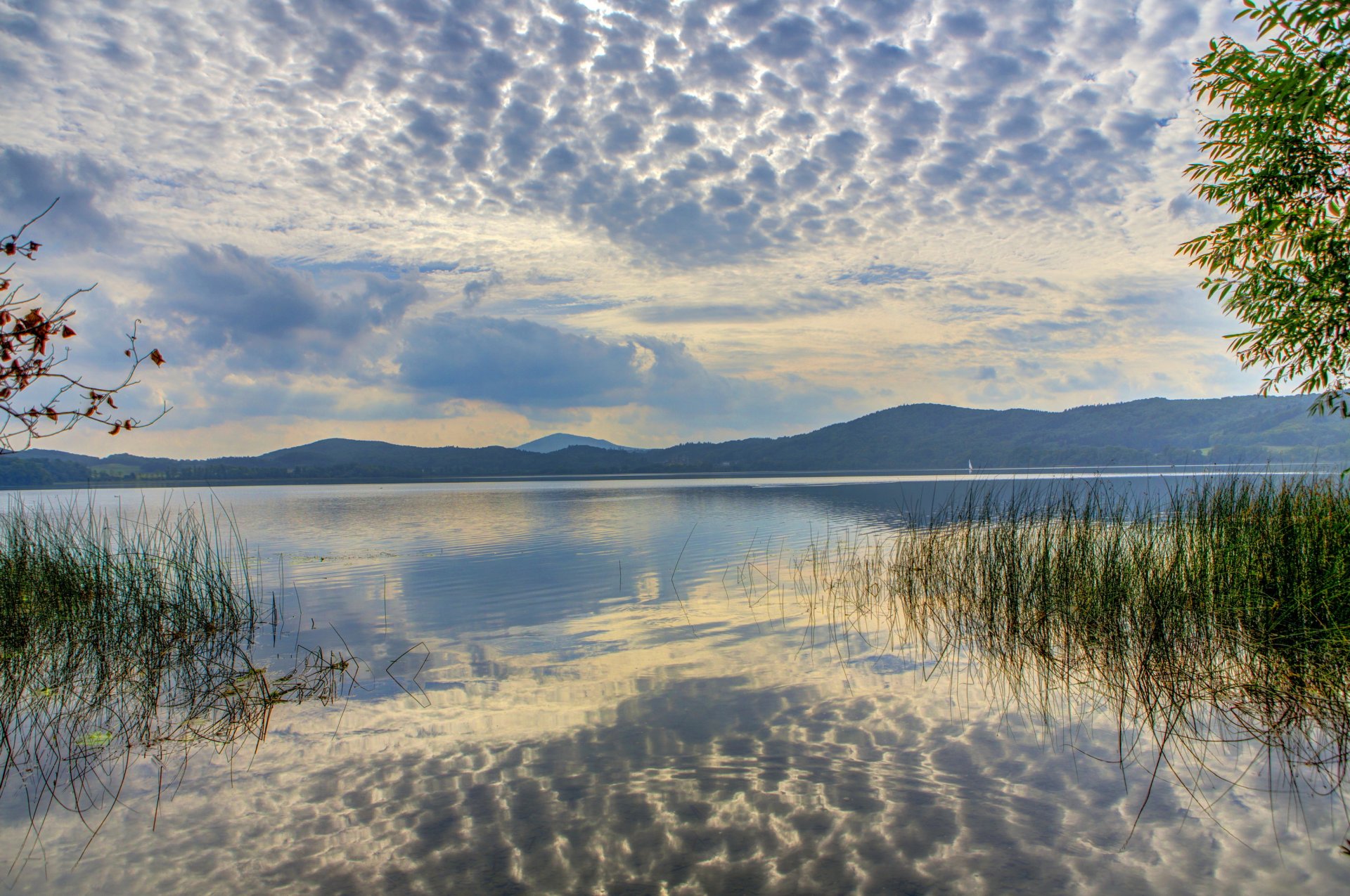 fluss deutschland himmel wasser nickenich wolken natur foto