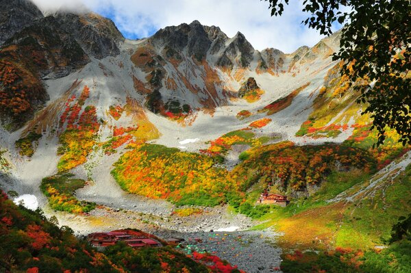 Bilder der Natur in den Bergen Chinas